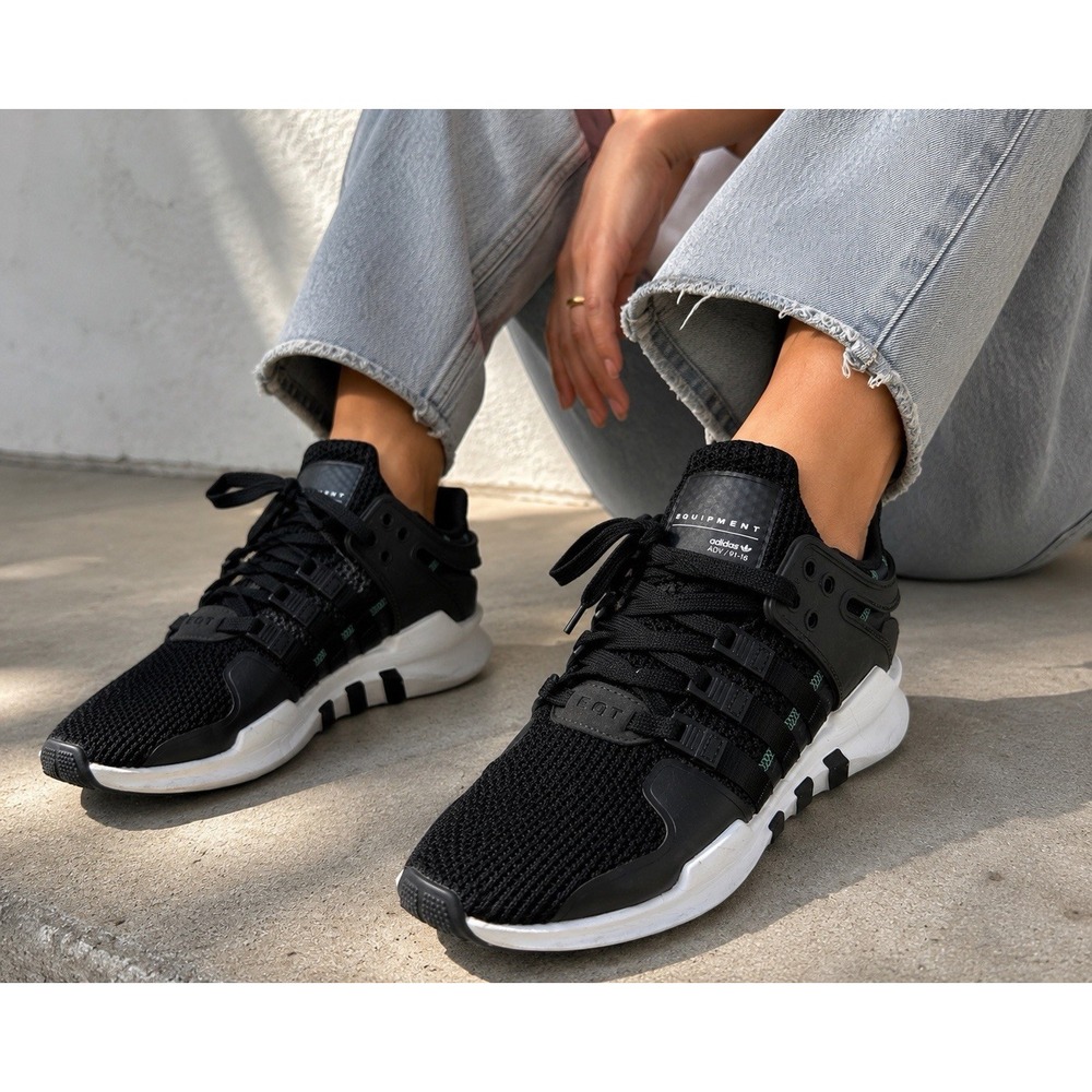 Adidas EQT Support ADV 91-16 Black White Running Sneakers Men's Size 8.5 CQ3006